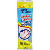 Comfort Cushions Double Thickness Insoles - Men's Size 11-12, One Pair,(Premier Brands)