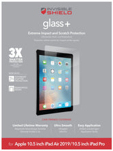 Zagg Glass+ Screen Protector for iPad Pro 10.5 - Like New