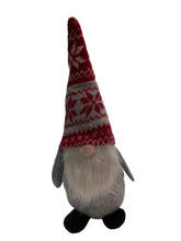 Christmas House Holiday Decor Gnome - 13.75" Tall - Grey Body - Like New