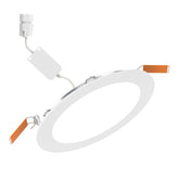 HALO Home HLBQL6099BLE40A Smart Bluetooth QuickLink Canless LED Downlight Low Voltage Adjustable White Tuning 2700K-5000K CCT 6 inch, White