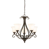 Hampton Bay 5-Light Oil Rubbed Bronze Chandelier - Like New