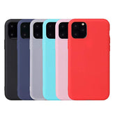 QualityCorp2000 Soft Matte Cell Phone Cover Case for iPhone 11 6.1 inch (Dark Blue)