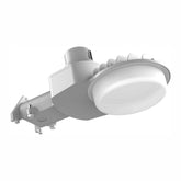 Commercial Electric 120-277-Volt Large Dusk to Dawn Gray Outdoor Integrated LED Area Light with 7,000 Lumens DLC-Premium