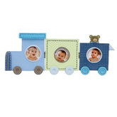 C.R. Gibson Train Tri-Fold Frame Baby Boy Picture Frame
