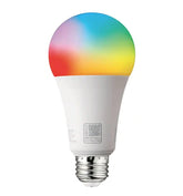 Eco-Smart 60w A19 High Lumen Smart Bulb w/ Voice Control, 1600 Lumens, Full Spectrum, Color Changing CEC LED Light, WiFi Bluetooth Hubspace, Compatible with Alexa Hey Google Assistant T20 - Like New