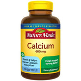 Nature Made Calcium 600 mg With Vitamin D Liquid Softgels 100 ea