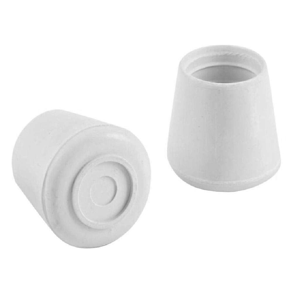 Shepherd 89128 Black Rubber Leg Caps (4-Pack) – 1 Inch Inside Diameter For Chairs & Tables
