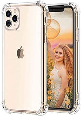 Compatible with iPhone 11 Pro Max, Crystal Clear Anti-Yellow Ultra Slim Soft TPU Silicone Shockproof, Anti-Scratch Phone Case Cover - Pure Clear (6.5 inch)