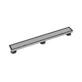 Designline 28 in. Linear Shower Drain Tile-in Grate in Stainless Steel