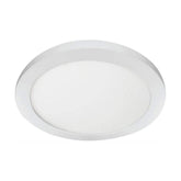 Commercial Electric 11 in. 12.5-Watt Dimmable White Integrated LED Edge-Lit Round Flat Panel Ceiling Flushmount with Col - Like New