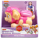 6.5 Inch Paw Patrol Skye Blast-Off Bubble Blower Machine with Fubble Bubble Solution
