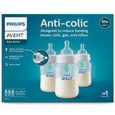 Philips Avent 3pk Anti-Colic Bottle with AirFree Vent - Clear - 9oz