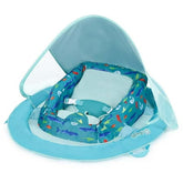 SwimWays Infant Baby Spring Float with Adjustable Sun Canopy