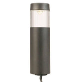 Hampton Bay Low-Voltage Black Outdoor Integrated LED Round Bollard Path Light - Like New