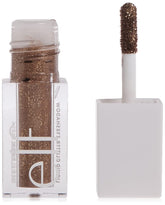 e.l.f. Liquid Glitter Eyeshadow, Long Lasting, Quick-Drying, Opaque, Gel-Based Eyeshadow For Creating High-Impact, Multi-Dimensional Eye Looks, Copper Pop, 0.10 Fl Oz