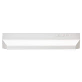 Broan-NuTone Economy 30-inch Under-Cabinet Easy Install Convertible Range Hood with 2-Speed Exhaust Fan and Light, 210 Max Blower CFM, White - Like New