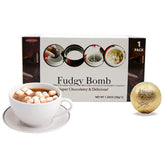Doohickey Fudgy Bombs, Hot Chocolate Bombs Filled with Cocoa Mix and Marshmallows, Hot Cocoa Bombs Easy to Make, Super Chocolatey and Delicious Taste (1 Pack)