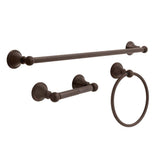 DELTA FAUCET Bathroom Accessories Kit, Crestfield Bathroom Accessories Collection, 3 piece Venetian Bronze Bathroom Set, 138296