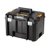 DEWALT TSTAK Tool Box, Extra Large Design, Removable Tray for Easy Access to Tools, Water and Debris Resistant (DWST17806)