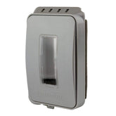 Commercial Electric Gray 1-Gang Extra Duty Non-Metallic Low Profile While-in-Use Weatherproof Horizontal/Vertical Receptacle Cover - Like New