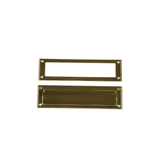 Architectural Mailboxes Steel Mail Slot Accessory, Brass, MS00BRAM, Brass Finish - Like New