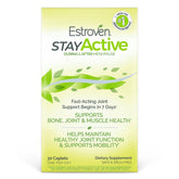 Estroven Stay Active, Fast-Acting Joint Support in Less Than 7 Days for During and After Menopause, Supports Bone, Joint & Muscle Health*, Non-GMO, 30 Count
