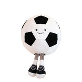 MUALML Cute Soccer Pillow Funny Soccer Ball Plush with Legs, Soft Plush Soccer Ball Sports Pillows Adorable Soccer Gift for Birthday(Soccer,11 inches) - Like New