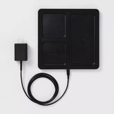 Heyday 10W Qi Wireless Charging Station (Phone/airpod) - Black/Wood - Like New