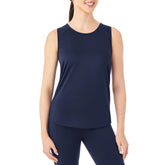 Member's Mark Ladies Everyday Perforated Active Tank (as1, Alpha, x_s, Regular, Regular, Blue Cove)
