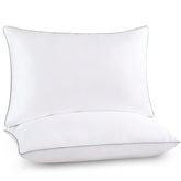 Bed Pillows for Sleeping Queen Size Cooling Pillow for Side Back and Stomach Sleepers Down Alternative Filling Luxury Soft - Like New