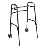 Dynarex Bariatric HD Steel Walker - Heavy Duty Walker for Seniors with Lightweight Strong Steel Frame, Padded Hand Grips - Weight Capacity: 700 Pounds - Like New