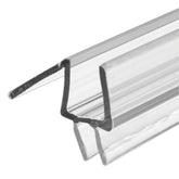 Prime-Line M 6258 Frameless Shower Door Bottom Seal for 3/8 In. Thick Glass Doors – Stop Shower Leaks and Create a Water Barrier, 36 In., Clear Vinyl (Single Pack) - Like New