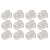 Carbbia 12 Pieces 1/2 Inch Water Heater Drain Plug Replaces 11630 91857 Compatible with RV Camper and Atwood Water Heaters White Plastic 1163091857 - Like New
