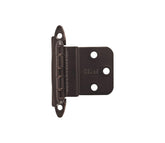 Amerock BPR3417ORB 3/8" (10 mm) Inset Non Self Closing Face Mount Cabinet Hinge Oil Rubbed Bronze Finish - Pair