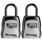 Master Lock Box, Resettable Combination Dials, Portable