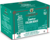 Caffè Garibaldi's Coffee Italian Roast, Dark Roast, 12 Count Recyclable Single Serve Coffee Pods for Keurig K-Cup Brewers