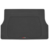 MotorTrend Universal Fit Premium Cargo Car Trunk Mat/Liner - PVC (Black) (31.5" x 50"), (MT-884-BK) Set With Front Mats