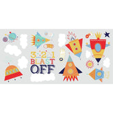Roommates Shoot for the Moon Peel and Stick Wall Decals, Multi