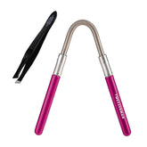 Tweezerman Smooth Finish Facial Hair Remover with Free Tweezerette, Pink - Like New