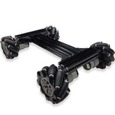 Professional Smart 4WD Mecanum Wheel Metal Robot Car Chassis Kit, Remote Control, DIY RC Robotic Moving Platform, for Arduino, Raspberry pi, Eduactional Science Kit, STEAM Model for Experiment, Code - Like New