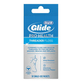 Glide Threader Floss, 30 Single-Use Packets each