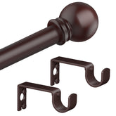 Authandis Bronze Curtain Rods for Bedroom with Brackets,5/8 Inch Diameter Small Window Curtain Rod 32 to 48 Inches,Easy Install Drapery Rods - Like New