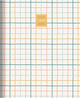 TF PUBLISHING July 2024 - June 2025 Graph Paper Medium Monthly Planner - 2 Page Spreads with Extra Large Calendar Grids and Planning Prompts - 12 Month Academic Planner 2024-2025 - 6.5 in x 8 in