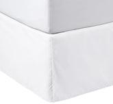 Simply Essential Microfibe Tailored Twin Bed Skirt in White