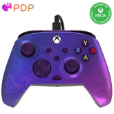 PDP Gaming REMATCH Enhanced Wired Controller Licensed for Xbox Series X|S/Xbox One/PC/Windows, Mappable Back Buttons, Advanced Customizable App - Purple Fade