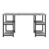 Ameriwood Home Ashlar Desk, Concrete Gray