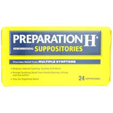PREPARATION H HEMORRHOIDAL SUPPOSITORIES 24 COUNR