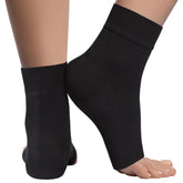 KEMFORD Ankle Compression Sleeve - 20-30mmhg Open Toe Compression Socks for Swelling, Plantar Fasciitis, Sprain, Neuropathy - Brace for Women and Men XX-Large