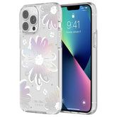 kate spade new york Protective Hardshell Case for MagSafe for iPhone 13 Pro Max - Daisy Iridescent Foil