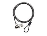 Targus DEFCON T-Lock Resettable Combo Cable Lock for Laptop Computer and Desktop Security (PA410U) - Like New